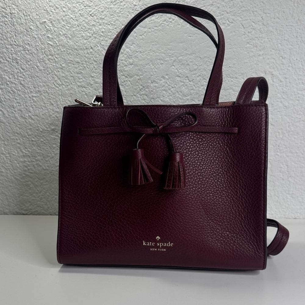 Kate Spade Deep Burgundy Satchel